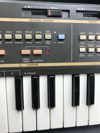 Vintage Casio MT - 100 Casiotone Keyboard Synthesizer Equalizer 4