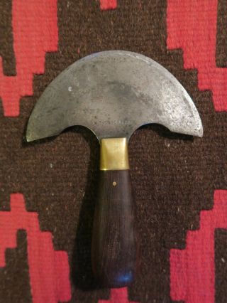 Vintage C.  S.  Osborne & Co.  Round Head Knife 5 " Leather Tool