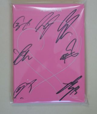 Bts Autographed Signed Map Of The Soul Persona Boy With Luv Promo Cd Rare 2
