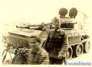 Best Wehrmacht Officer W/ Binoculars On Road By Ko 