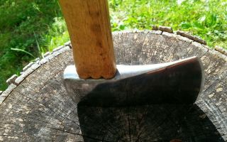 Vintage Marbles NO 9 Hatchet leather sheath - camping axe hatchet 6
