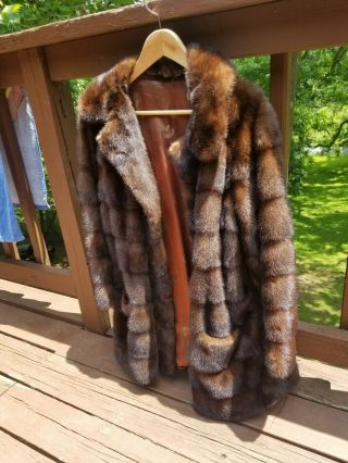 Vintage Fur Mink Ranch Womans Coat