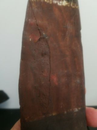 Australian Aboriginal 1955 Boomerang Carved Hand Painted 17.  5 Vintage 6