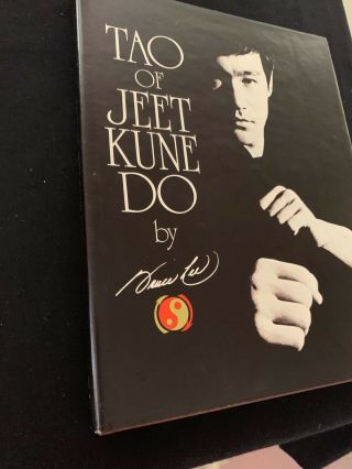 RARE OFFERING Bruce Lee Tao of Jeet Kune Do,  1st print,  HC w/dust jacket 7