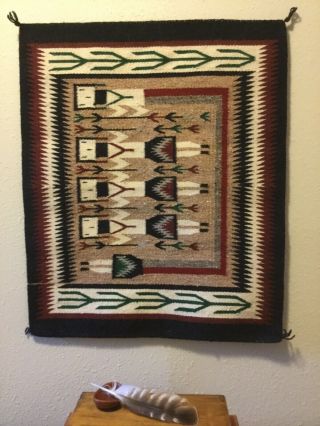 Navajo Rug Weaving Vintage Southwest Santa Fe Taos Native American