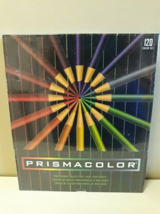 Prismacolor Vintage Colored Pencils 120 Count Rare Factory