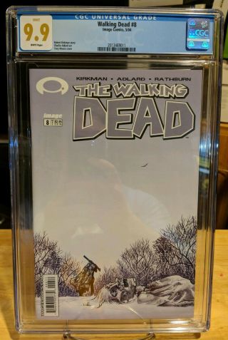 Walking Dead Comic 8 Cgc 9.  9 Gold Label Ultra Mega Rare 9.  8 Early Issue