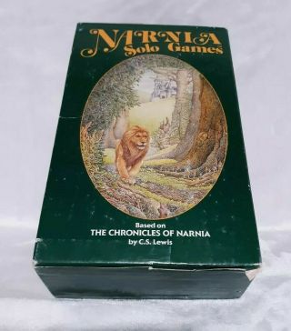 Narnia Solo Games 4 Book Boxed Set 1988 C.  S.  Lewis Vintage Choose Your Adventure 3
