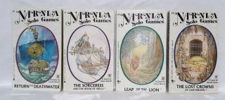Narnia Solo Games 4 Book Boxed Set 1988 C.  S.  Lewis Vintage Choose Your Adventure 5