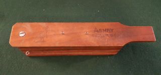 Vintage Ashby Gobbler Box Turkey Call,  Houston Mo,  Ll Ashby " Awesome Sound "