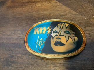 Vintage Kiss Ace Pacifica Belt Buckle Aucoin