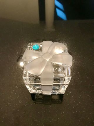 Tiffany & Co Vintage Crystal Gift Box For Ring,  Candy,  Etc.  Brand