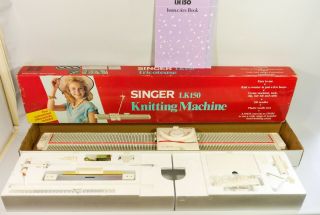 Rare Singer Lk150 Studio Knitting Machine Complete In Open Box