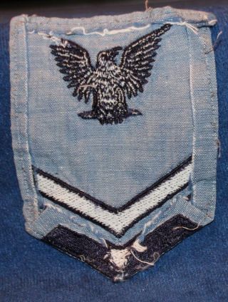 US NAVY FEMALE WAV 2nd CLASS PO E - 5 WORK JACKET RATE PATCH 1784 2