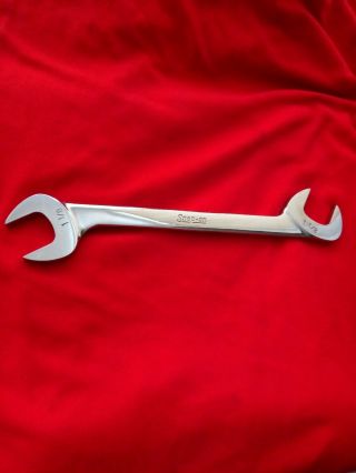 Snap - On Vintage 1 - 1/8 " Sae Four - Way Angle Head Open End Wrench Vs36