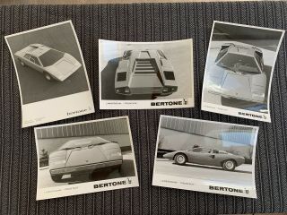 Rare Lamborghini Countach Periscope Factory Press Photos Originals