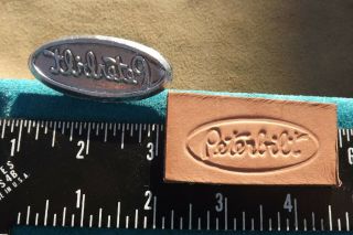 Leather Tools/ Vtg Rare Baron Stamp 849 Peterbilt Emblem