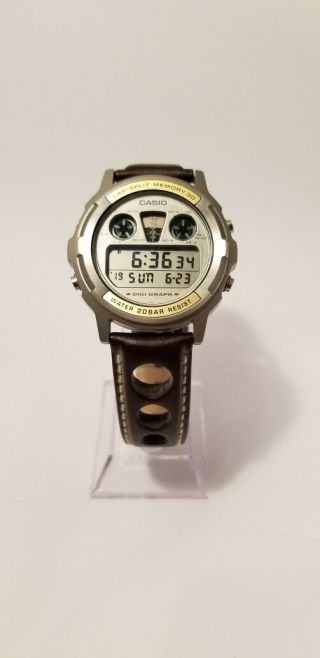 Rare Vintage Casio Dw - 3300 Diver Watch Tri Graph Module 828 Pre G - Shock Dgw - 30