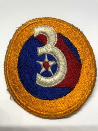 Ww2 Wwii Us U.  S.  Patch,  3rd Aaf Shoulder,  Infantry,  Division,  Insignia