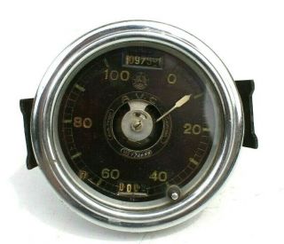 Antique Vintage 1920s Mercedes - Benz Speedometer By Andr.  Veigel 100 Mph - Rare