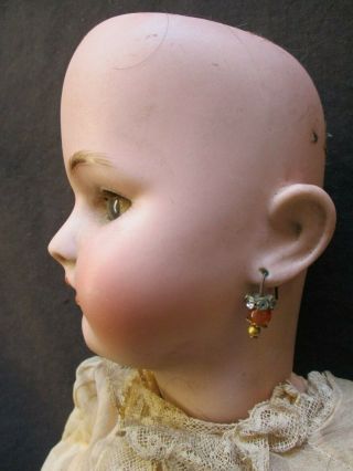 Antique German Heinrich Handwerck SImon Halbig 3 Bisque Head Girl Doll 4