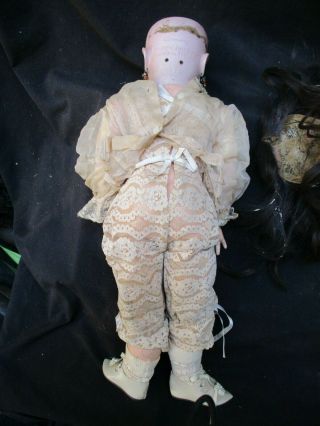 Antique German Heinrich Handwerck SImon Halbig 3 Bisque Head Girl Doll 6
