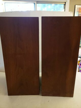 EPI Epicure M 100 Pair Vintage Wood Speakers work early 70 ' s 2 Way 21 
