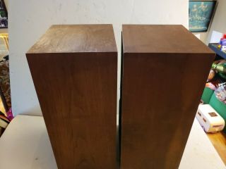 EPI Epicure M 100 Pair Vintage Wood Speakers work early 70 ' s 2 Way 21 