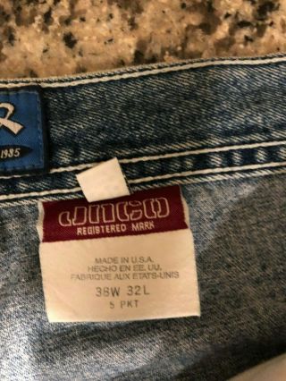 JNCO Mens Jeans 38 x 32 Graffiti Tag Logo,  Vintage 6