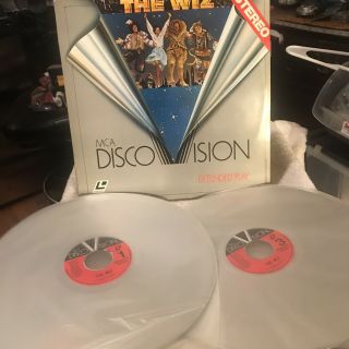 THE WIZ Michael Jackson Diana Ross DiscoVision Laserdisc Movie VTG Date 1978 B2 2