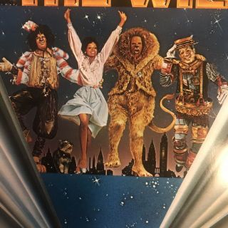 THE WIZ Michael Jackson Diana Ross DiscoVision Laserdisc Movie VTG Date 1978 B2 4