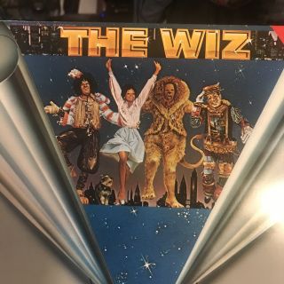 THE WIZ Michael Jackson Diana Ross DiscoVision Laserdisc Movie VTG Date 1978 B2 6
