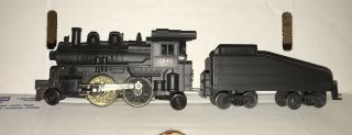 VINTAGE HO SCALE LIONEL STEAM ENGINE 0642 & TENDER W/ BOX 3