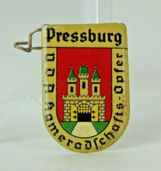 Vintage German Wwii Dda Tinnie Badge - 2