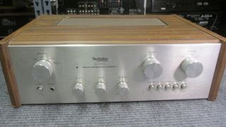 Vintage Technics Su - 7600 Stereo Integrated Amplifier For Repair - Powers On