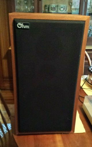Vintage Ohm E2 Speaker Electrodynamic One Only Brooklyn York Made In Usa