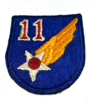 Wwii Us Air Corps Patch 11th Army Air Forces Alaska Aleutian Islands Ww2
