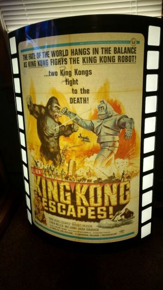 King Kong Escapes 27x 41 Vintage Poster Rare 1968