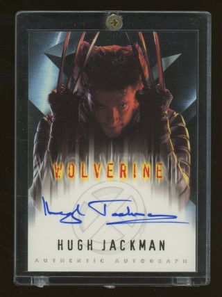 2000 Topps Marcel X - Men The Movie Hugh Jackman As Wolverine Auto " Rare "