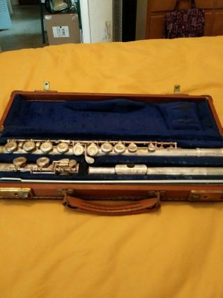 Gemeinhardt M2 Vintage 1966 - 1969 Silver Plated.  Student Flute 249227