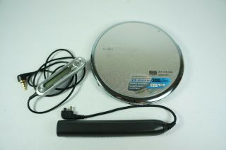 Vintage Panasonic Sl - Ct810 Portable Cd Player Discman Silver Mp3 Wma