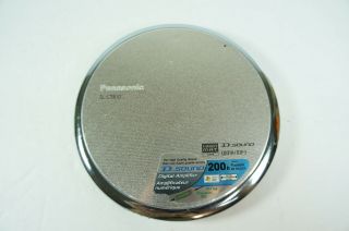 Vintage Panasonic SL - CT810 Portable CD Player Discman Silver MP3 WMA 2