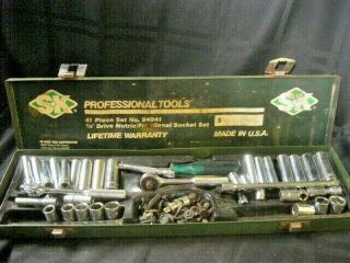 Vintage Sk Professional Tools No.  94961 Socket Set