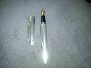 Vintage Collectable Silver Pen Dunhill