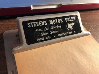 Vintage Pontiac Automobile Advertising 1930s 1940s 1950s Sign Clip Board Dealer