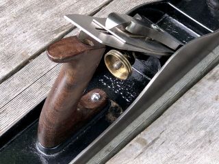Vintage Stanley No.  6 Smooth Bottom Plane—2 Patent Dates—Sweetheart Blade 7