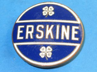 23 Vintage Erskine Car Auto Front Hood Emblem