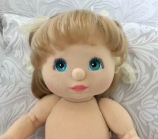 Vintage Mattel My Child Doll - Drs Ash Blonde Peach Skin