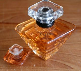 Vintage Tresor Perfume By Lancome 3.  4 Oz Bottle And A.  25 Oz Travel Size