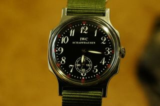Pobeda Shaffhausen Watch Vintage Mens Wristwatch Military Made In Ussr